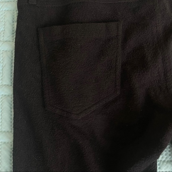 ANN DEMEULEMEESTER Black Felt Ankle High Trousers - Picture 10 of 12